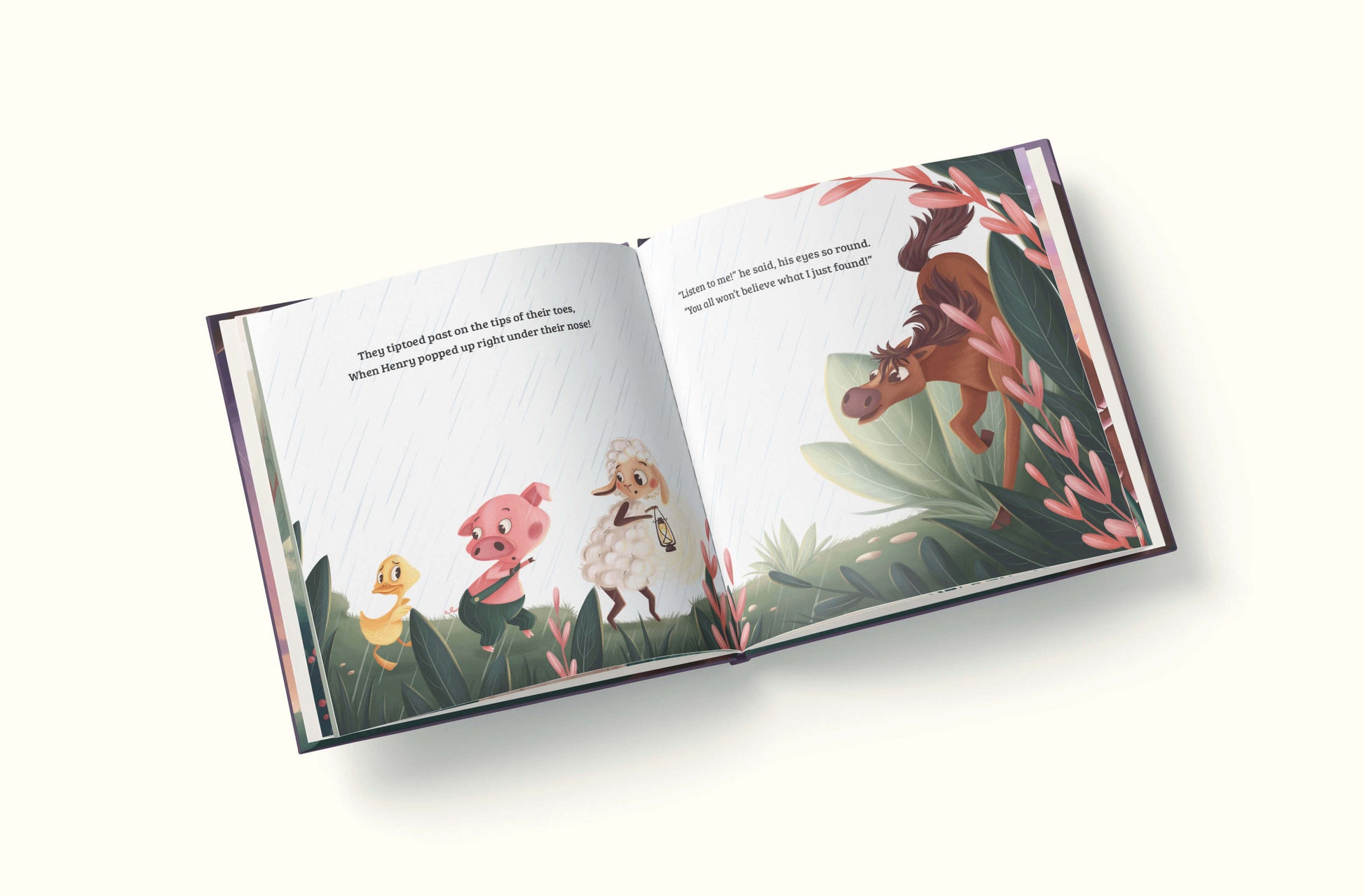 Lola Lamb and the Growly Grump characters