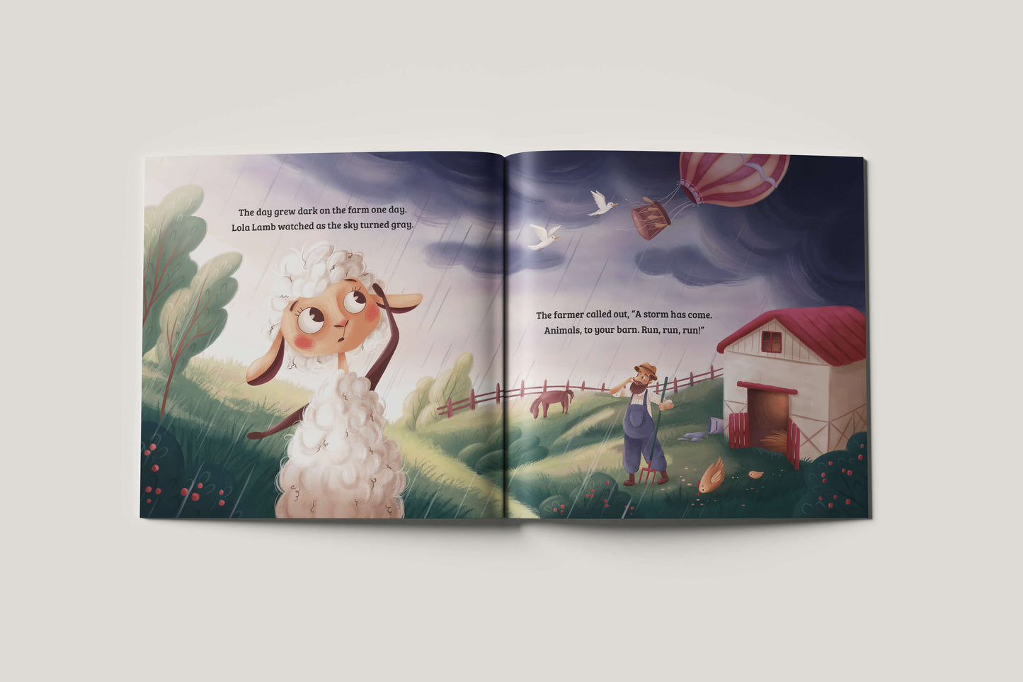 Lola Lamb and the Growly Grump opening scene